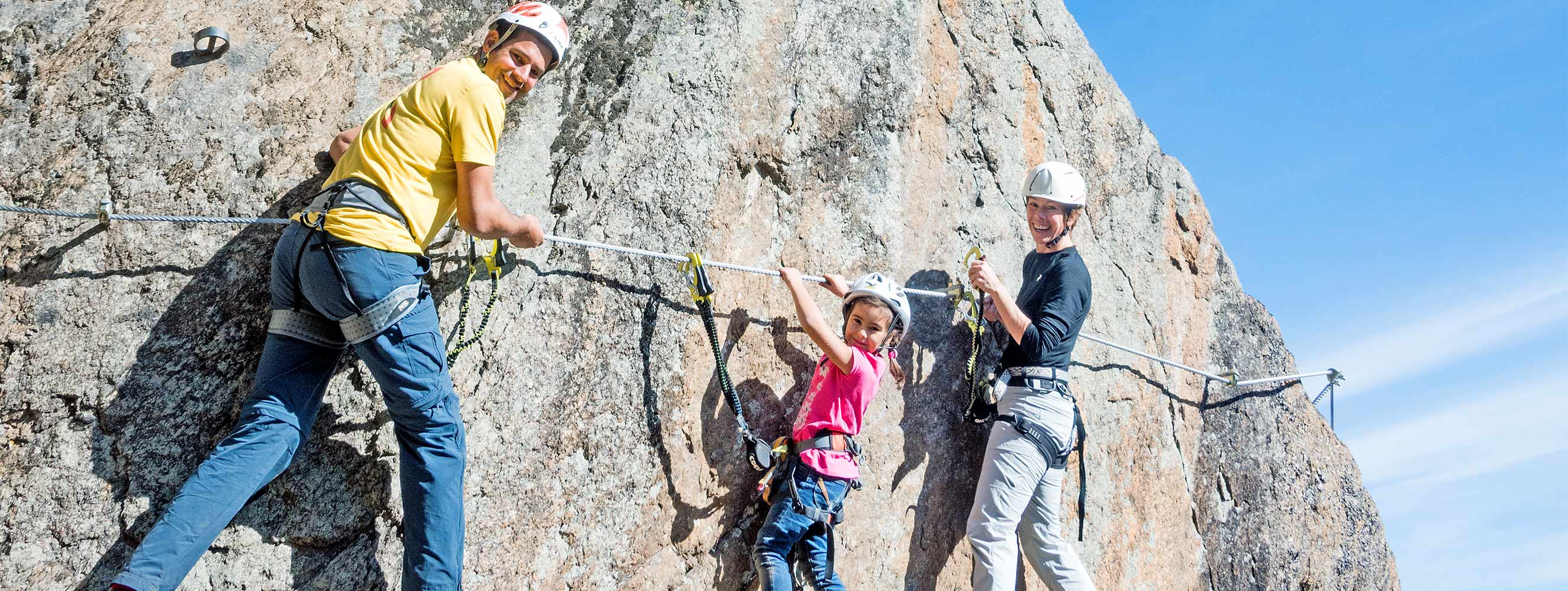 Übungs- und Familienklettersteig KNOTT